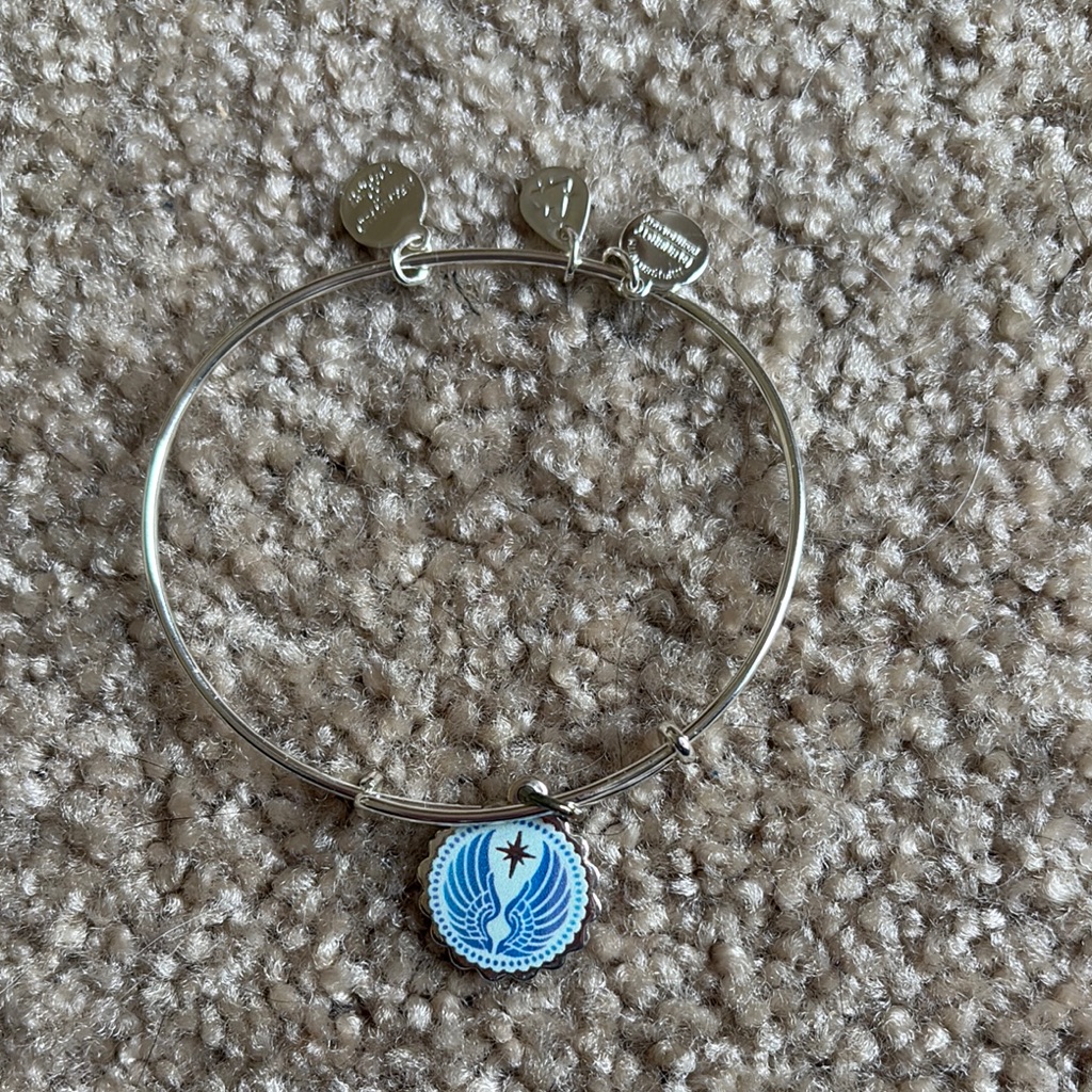 2019 Alex & Ani Guardian Angel Adjustable Bracelet | Silver